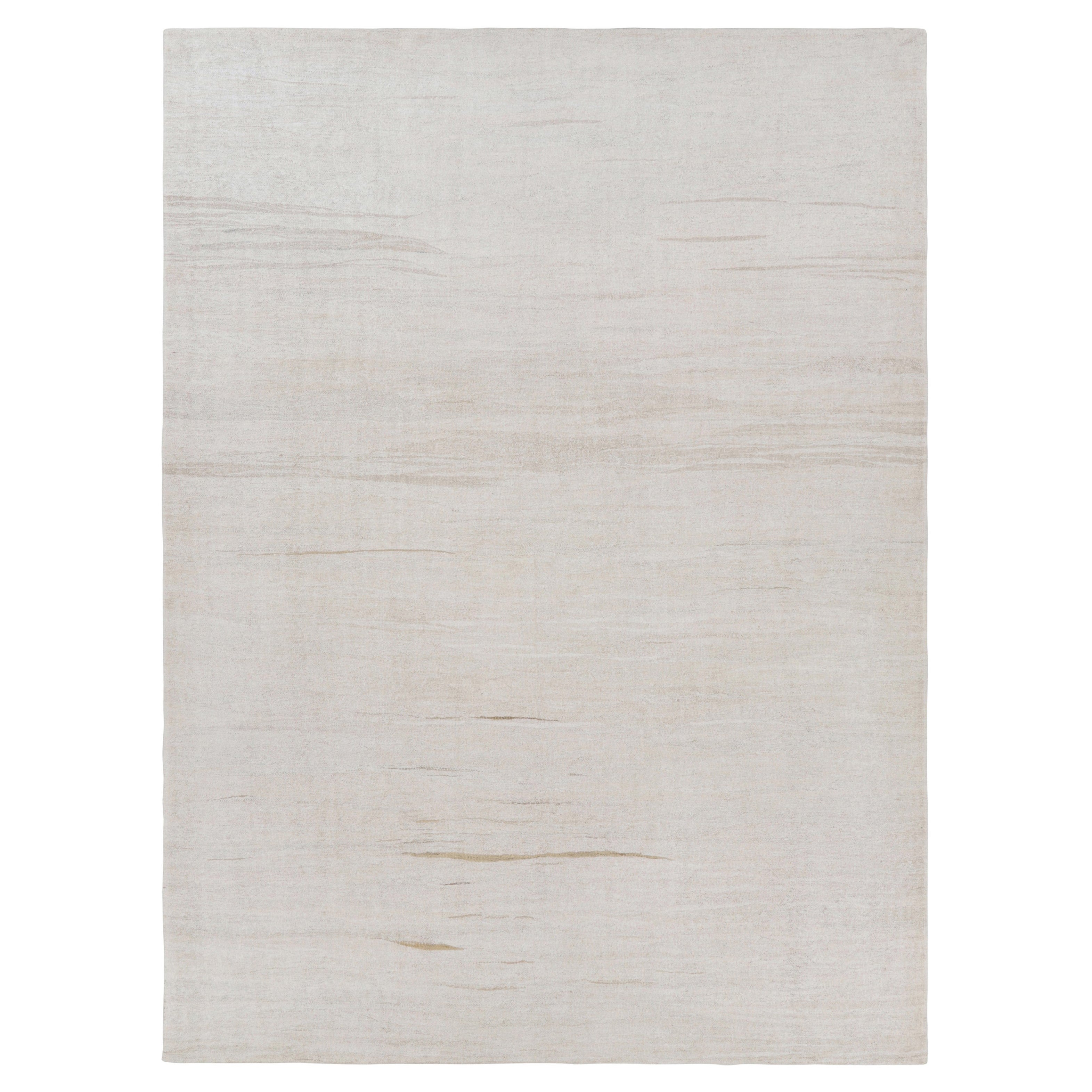 Kilim solido vintage nei toni del beige e del crema - Rug & Kilim