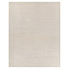 Kilim solido vintage oversize nei toni del beige e del crema - Rug & Kilim
