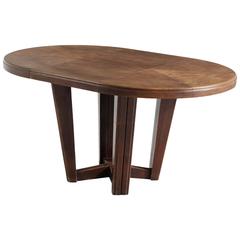 Small Oval Dining Table in Solid Oak 