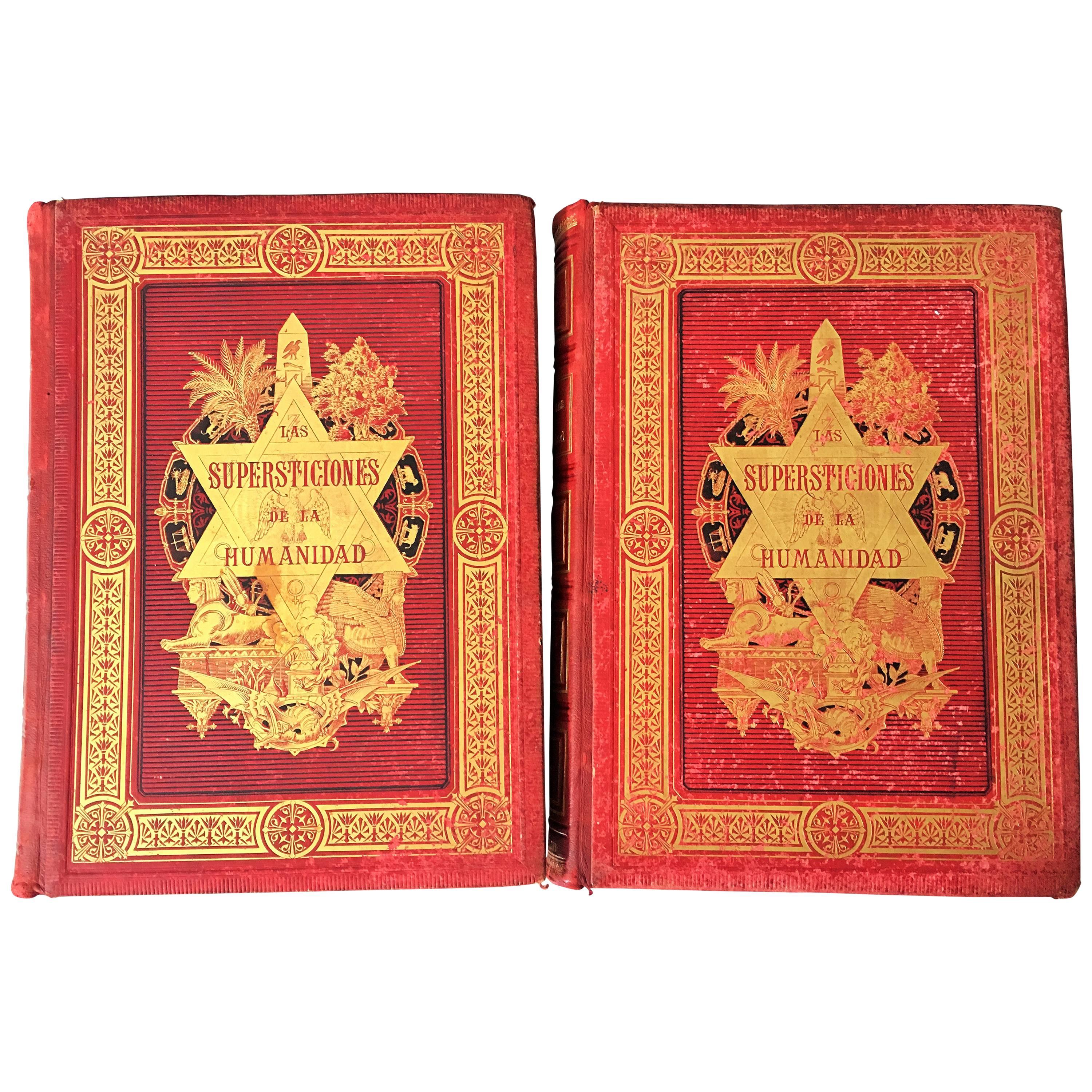 Chef-d'œuvre grand livre du 19e siècle The Superstitions of Humanity (Les superstitions de l'humanité) en vente