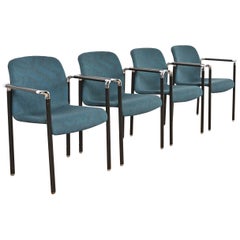 Fauteuils empilables modernes d'Herman Miller, lot de quatre