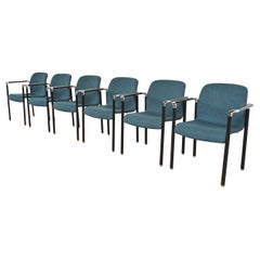 Fauteuils empilables modernes d'Herman Miller, lot de six