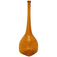 Retro Art Deco Ewer Gold Brown Haeger Vase