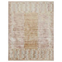 Rug & Kilim’s Scandinavian Style Rug with Geometric Chevron Patterns