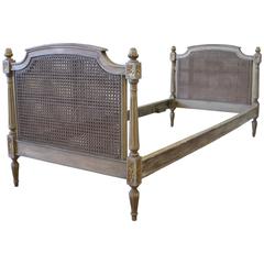 Antique 19th Century Louis XVI Cane Daybed