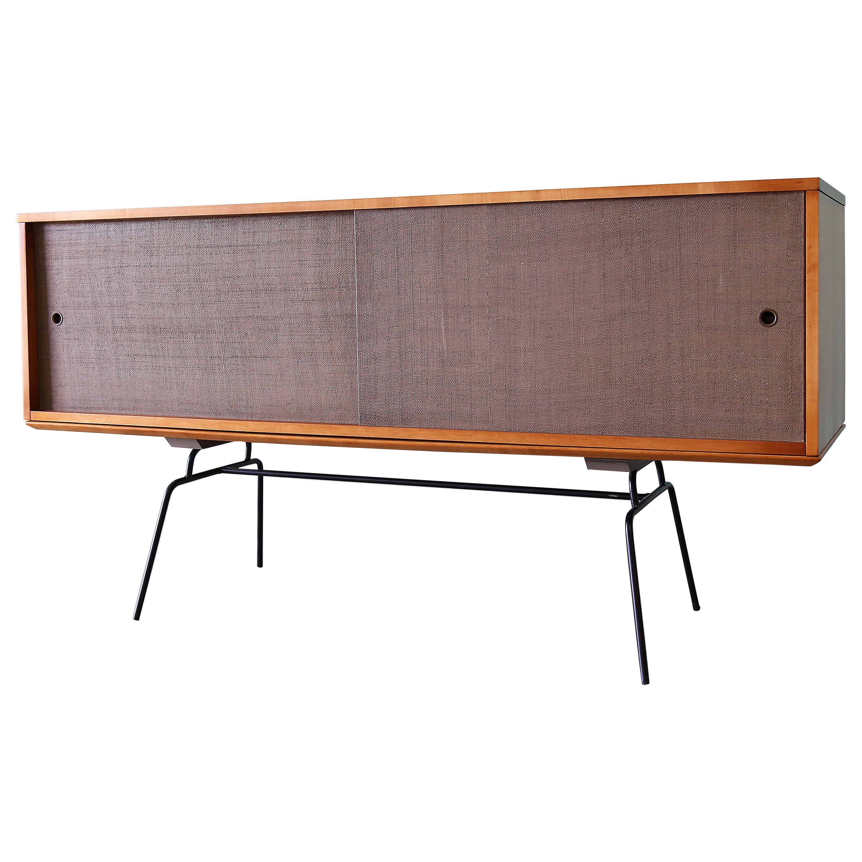 1950s Paul McCobb for Planner Group Iron Leg Credenza Mid Century Modern