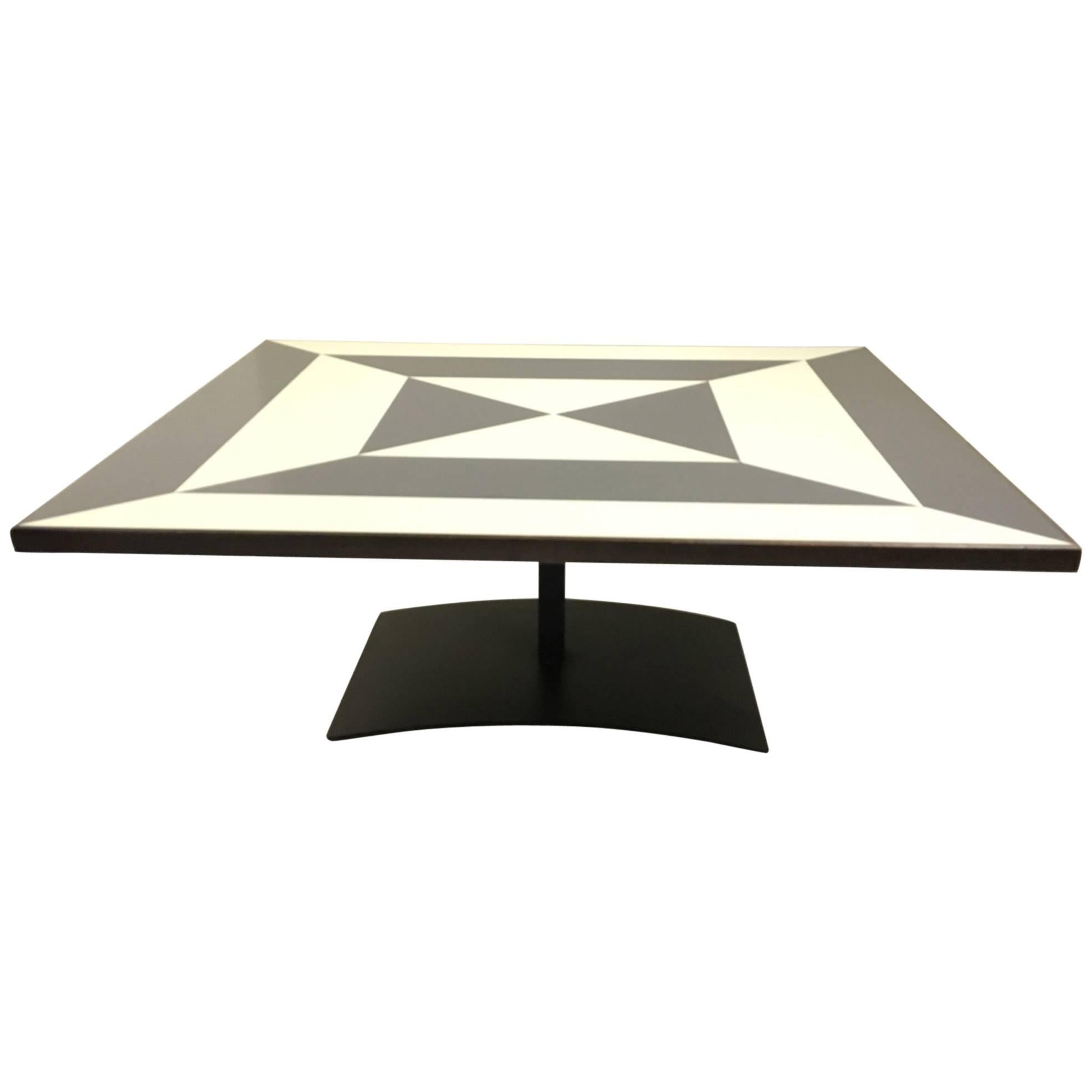Rare Cocktail Table by Milo Baughman for Directional For Sale