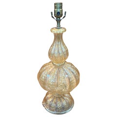 Gold Murano Glass Lamp