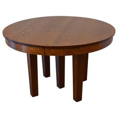 Used L&JG Stickley Round Dining Table