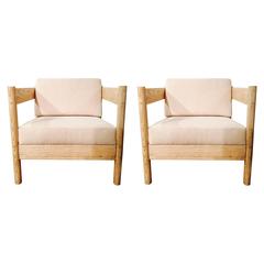 Pair of  Club Chairs/Armchairs