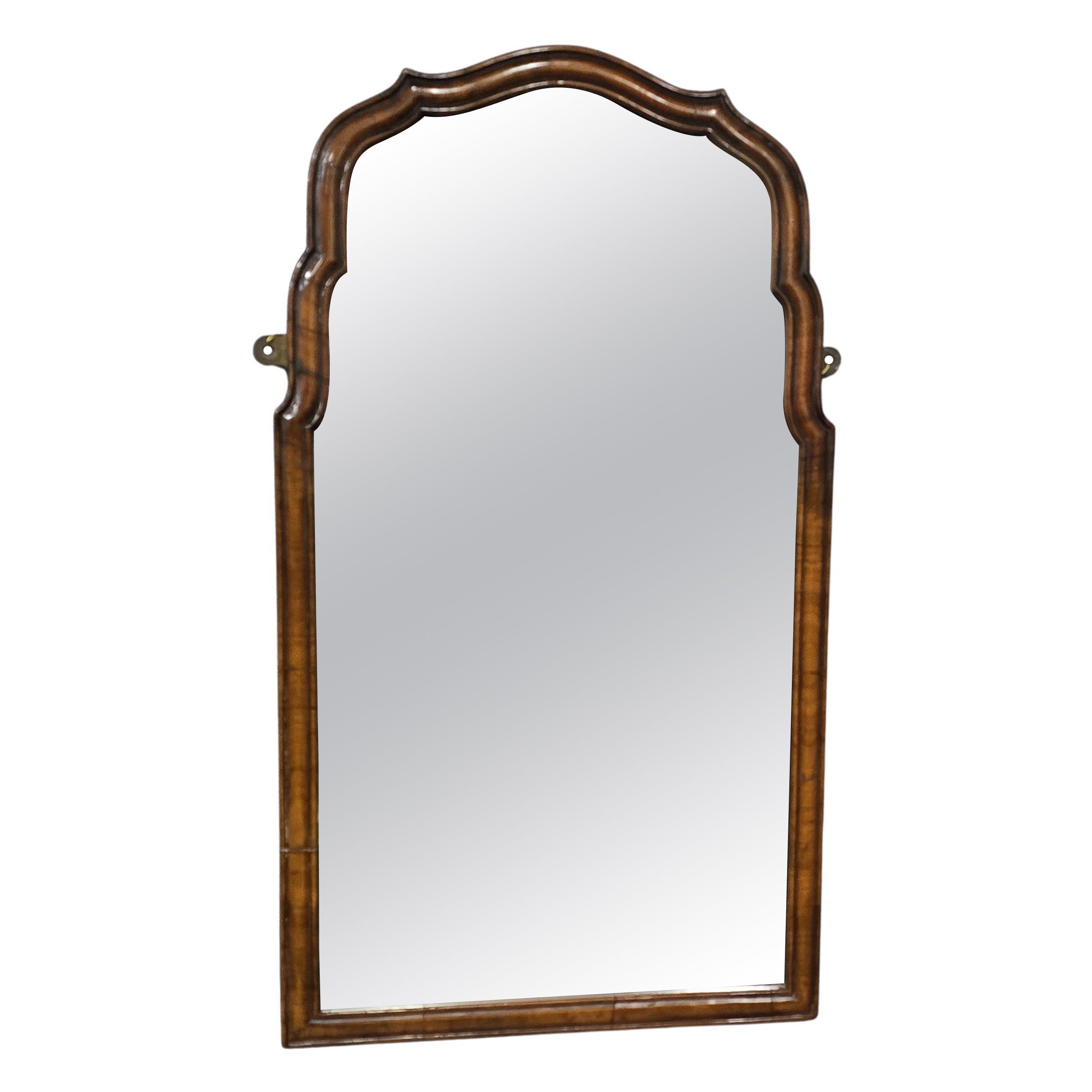 Good Victorian Walnut Mirror For Sale