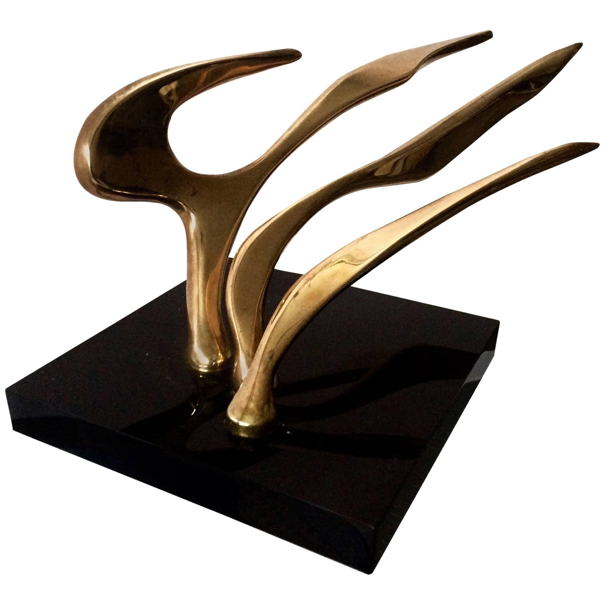 Abstract Modern Sculpture, Signed and Dated by Artist, McLean For Sale