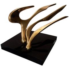 Abstract Modern Sculpture, Signed and Dated by Artist, McLean 12