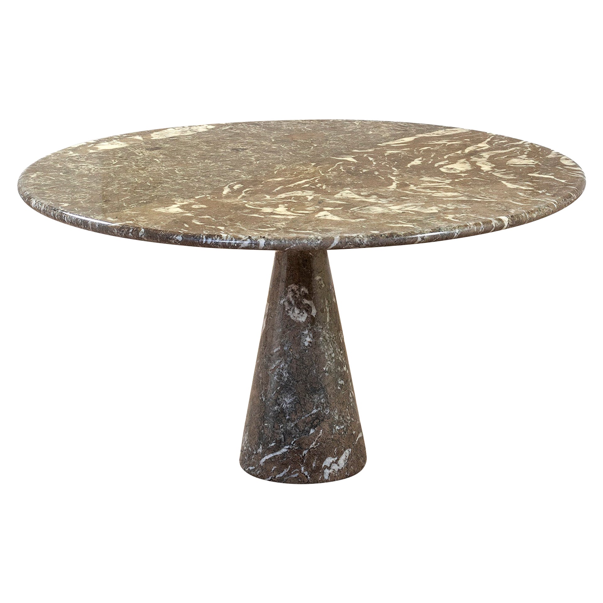 20th century, Angelo Mangiarotti Marble Dining Table mod. M1