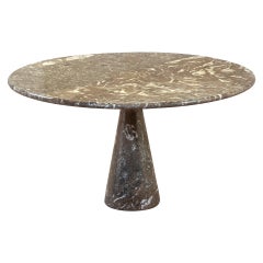 20th century, Angelo Mangiarotti Marble Dining Table mod. M1