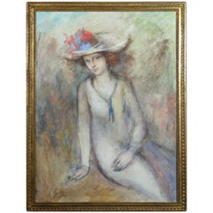 Seated Lady in Hat