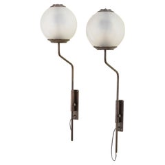20th Century, Luigi Caccia Dominioni Pair of Wall Sconces mod. LP11