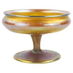 Art Deco Iridescent Glass Vase  attr. to Tiffany Studio Favrile, 1920s