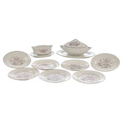 Set of Porcelain Dishes and Tureens by Richard Ginori, 1940s