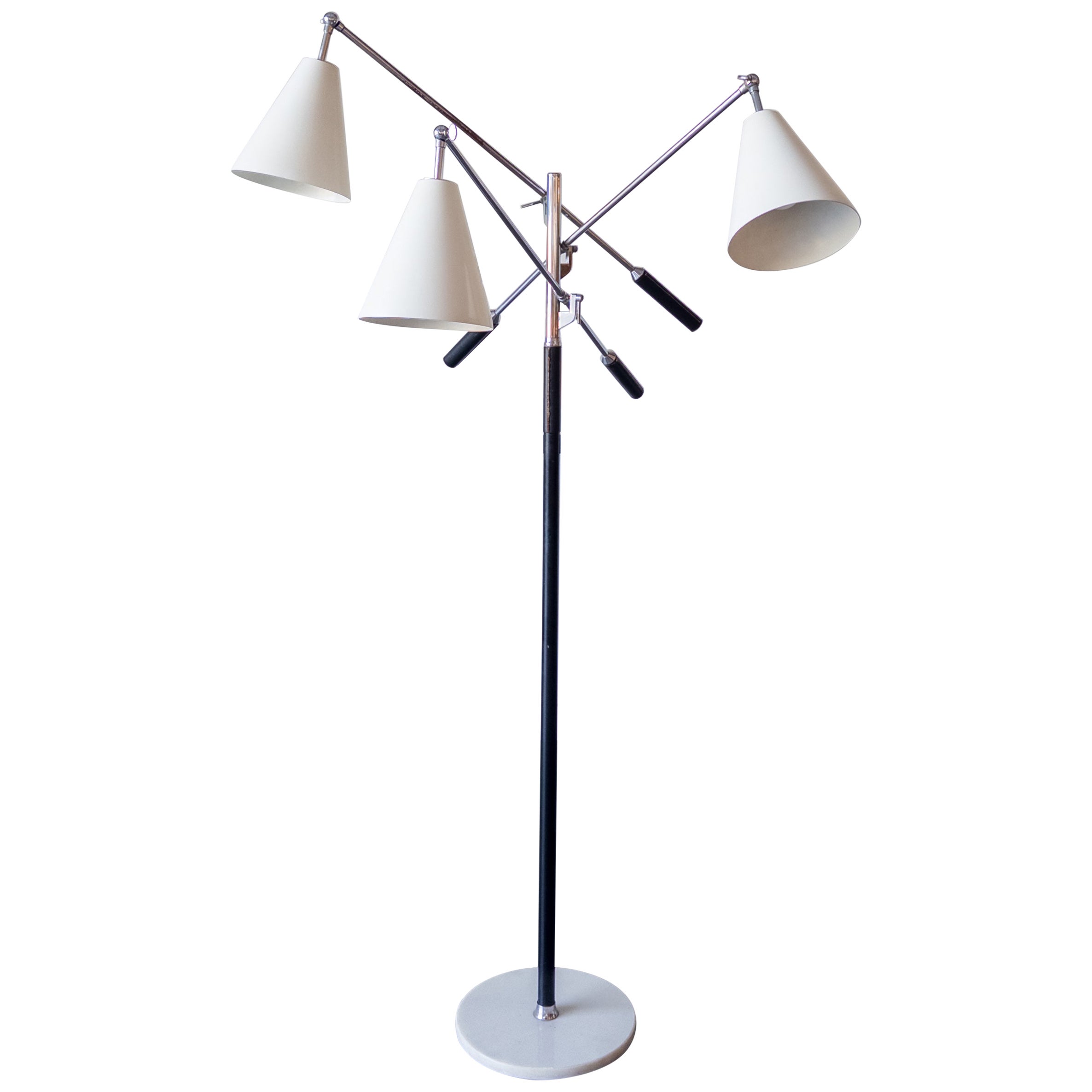 Lampada da terra Triennale di Angelo Lelii per Arredoluce in vendita