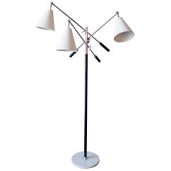 Lampada da terra Triennale di Angelo Lelii per Arredoluce