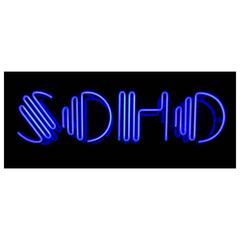 Ben Eine "SOHO" Neon 'Blue'