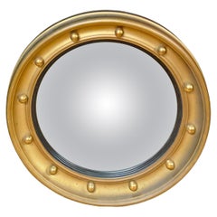 English Regency Style Convex Bull’s Eye Mirror