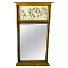 French Neoclassical Style Trumeau Mirror
