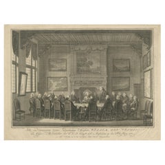 Meeting of the VOC Directors with Prince William V, Amsterdam 1768