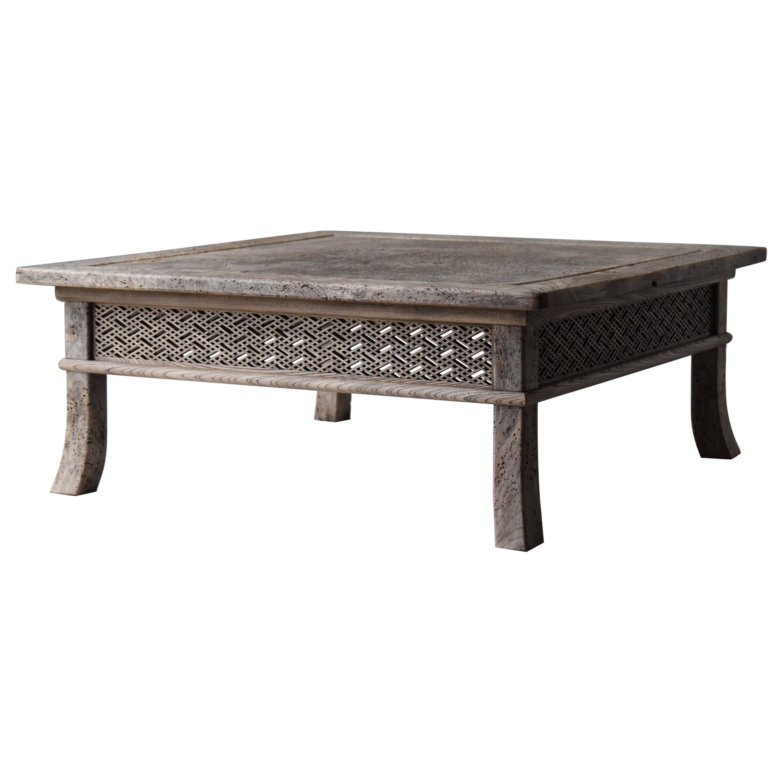 Japanese Antique Low Table 1860s-1920s / Sofa Table Wabi Sabi