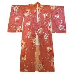Antique Japanese Silk Kimono