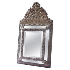 Late 19th Century French Repoussé Mirror