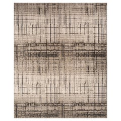 Jaipur Rugs 9x12 Piedi Tappeto annodato a mano in lana e seta di bambù Avorio Moderno