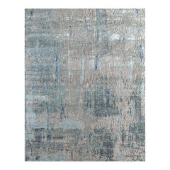 Jaipur Rugs 5'6x8 Feet Hand Knotted Carpet Wool And Bamboo Silk Ivory Modern Rug