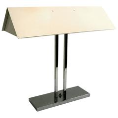 1970s American Modern Architectural Minimalist Desk Table Lamp