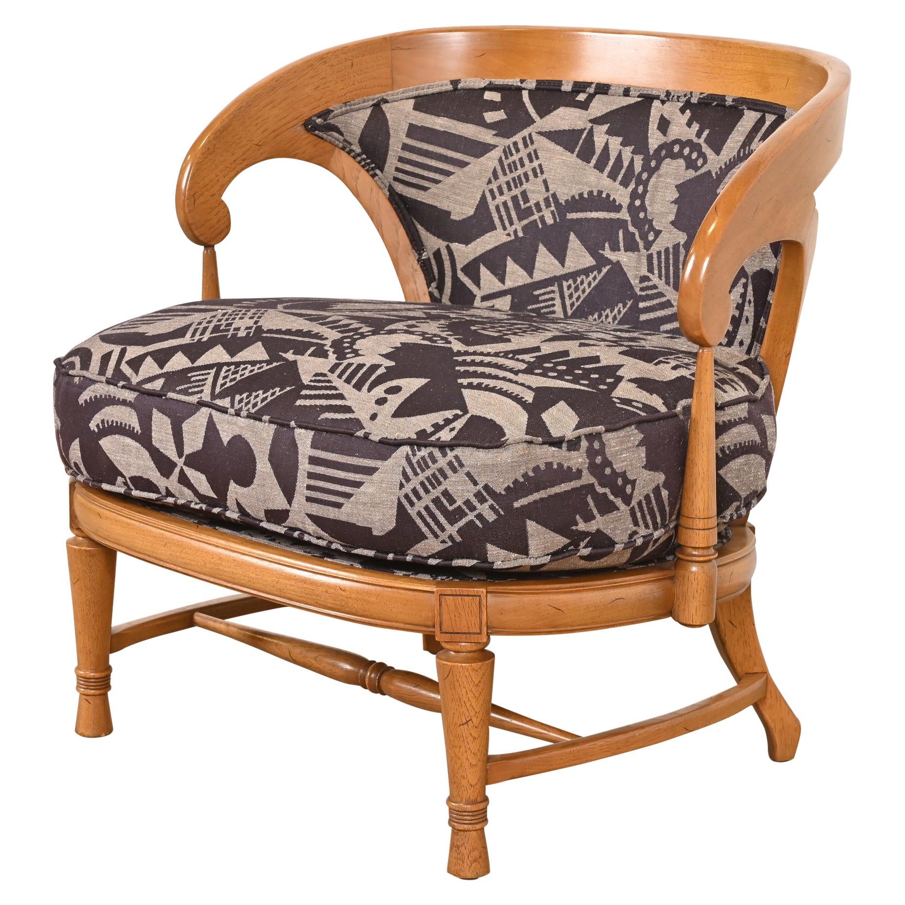 Tomlinson Moderner Clubsessel oder Loungesessel aus Nussbaumholz, 1960er Jahre im Angebot