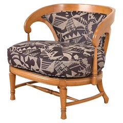 Tomlinson Mid-Century Modern Sculpted Walnut Club Chair or Lounge Chair, 1960s