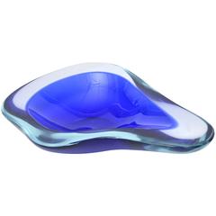 Jean Arp, Esque Inspired Biomorphic Italian Murano Sommerso Bowl