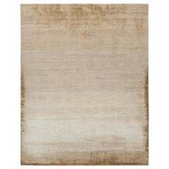 Rug & Kilim's Contemporary Strukturteppich in Beige-Braun Hochflor