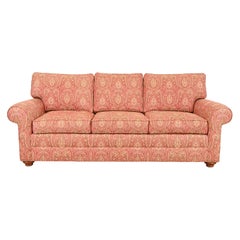 Contemporary Paisley Upholstered Sofa