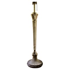 Beaux Arts Gilded Age Plaster Floor Lamp