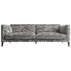 Artisanal Polkadot Black 3 Seater Sofa