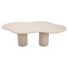 Contemporary Organic Natural Plaster "Fluent" Table 300cm by Isabelle Beaumont