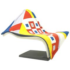 Lounge Chair Flying Carpet by Simon Desanta, Rosenthal/H. O. Hajek, 1988