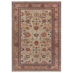 Doris Leslie Blau Tappeto in lana fatto a mano autentico del XIX secolo Sultanabad Rugs