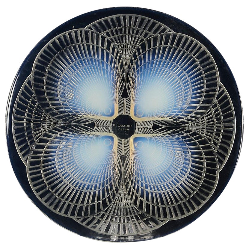 Piatto Art Deco dei primi del Novecento intitolato "Coquilles No.1" di René Lalique in vendita