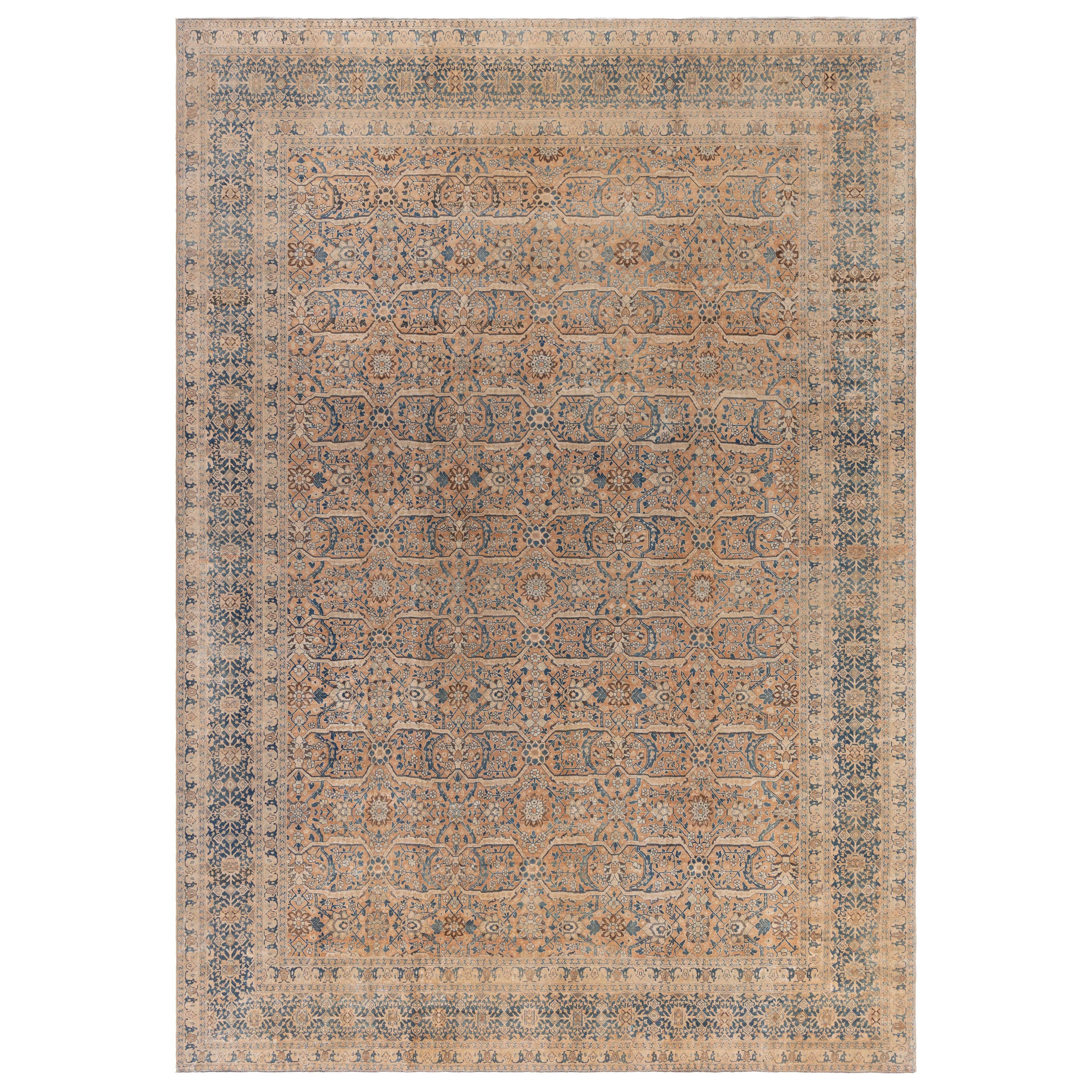 Tapis persan Tabriz authentique fait à la main Doris Leslie Blau