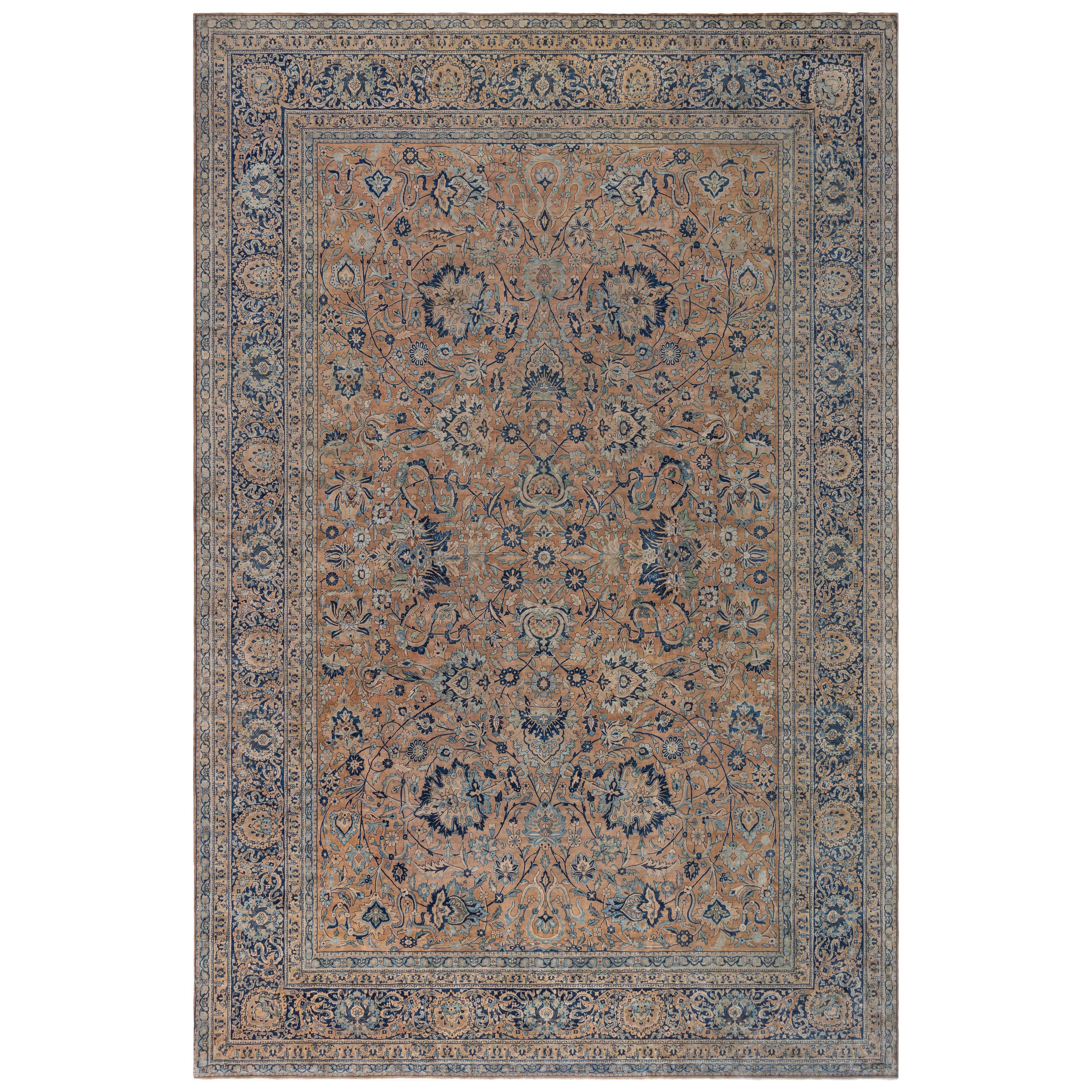 Tappeto persiano Kirman del XIX secolo realizzato a mano in lana Doris Leslie Blau