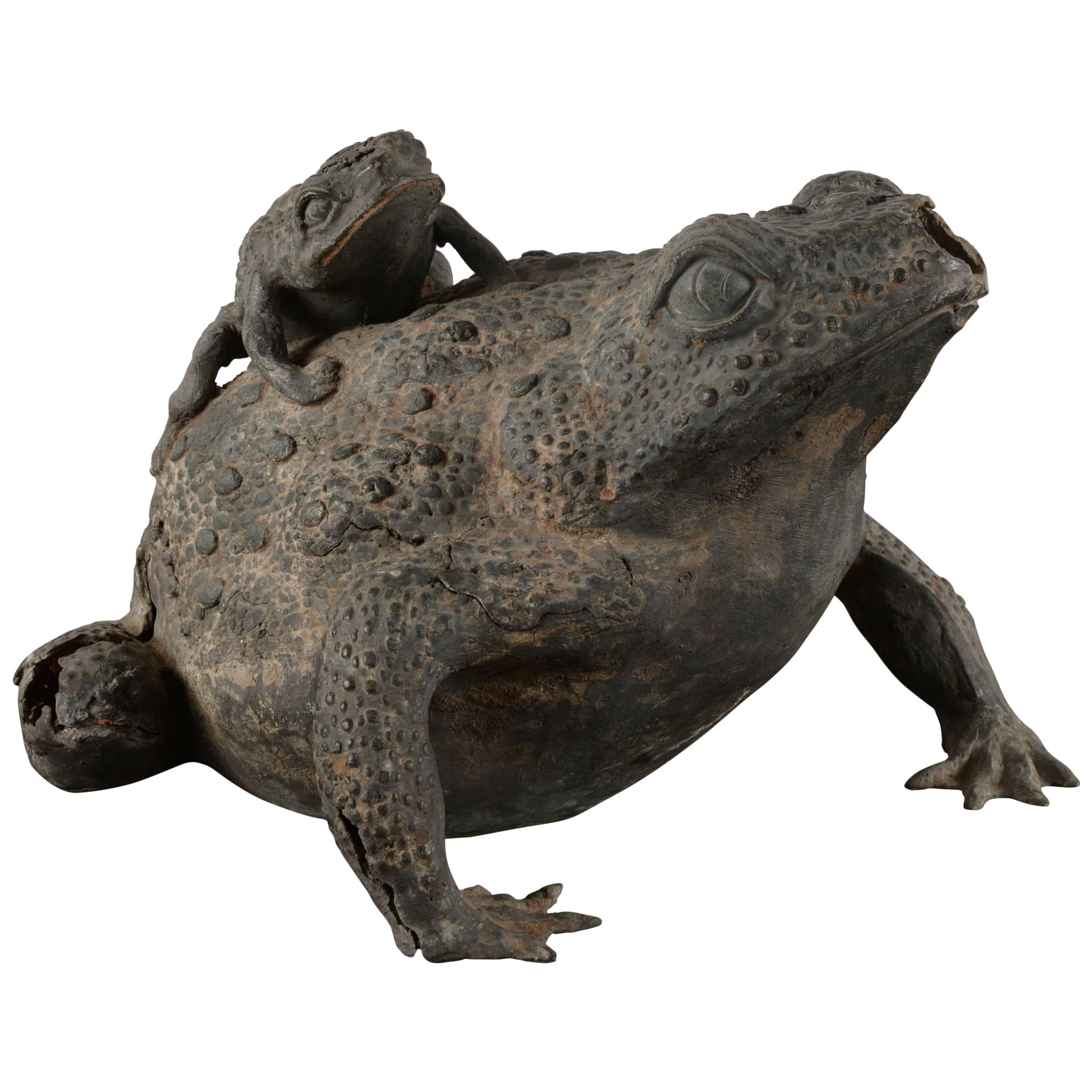 Bronze Toad Fragment