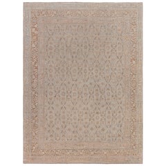Doris Leslie Blau Antique Persian Meshad Handmade Wool Rug